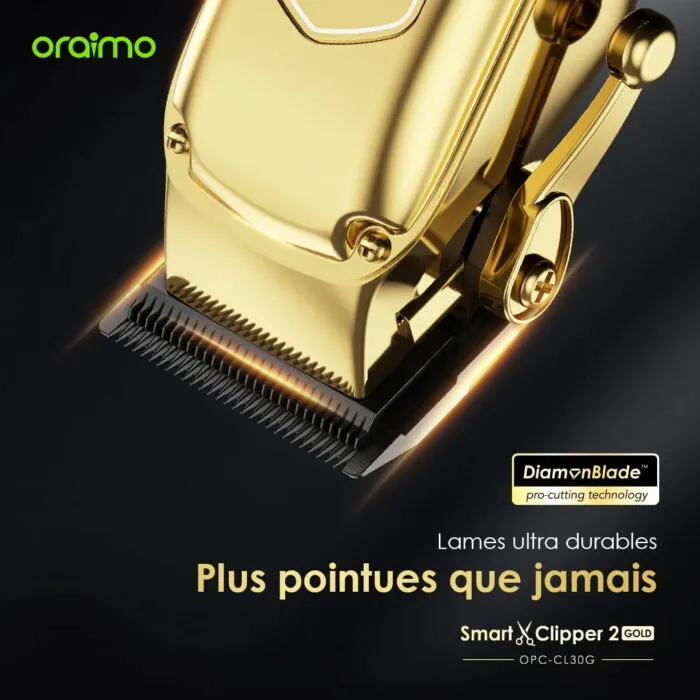 Lames DiamonBlade DLC durables Oraimo Smart Clipper 2 Gold