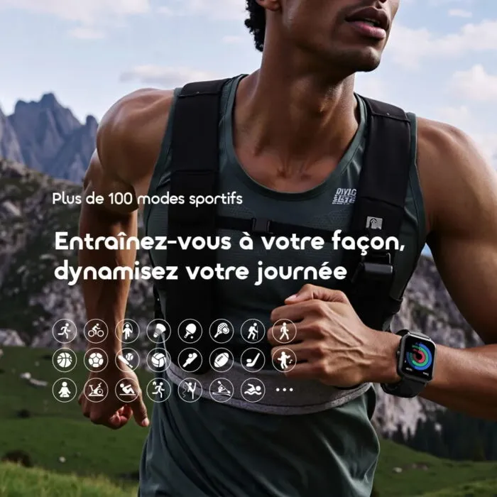 Plus de 100 modes sportifs Oraimo Watch Nova 2 Lite