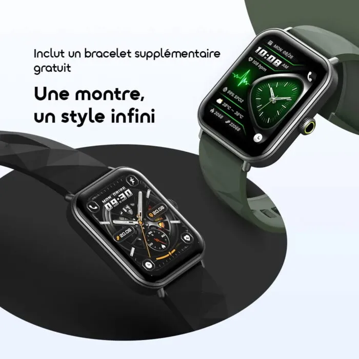 Bracelet supplémentaire inclus Oraimo Watch Nova 2 Lite